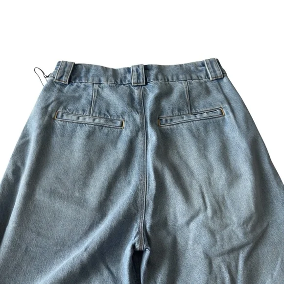 Citizens Of Humanity Cara Cropped Pleated Trouser Pant Chalice Sz 27 NWT